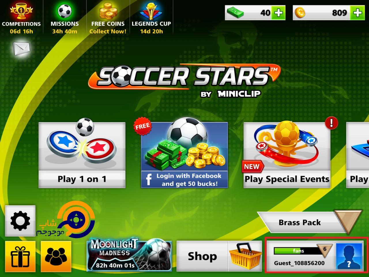 هک کرن soccer stars